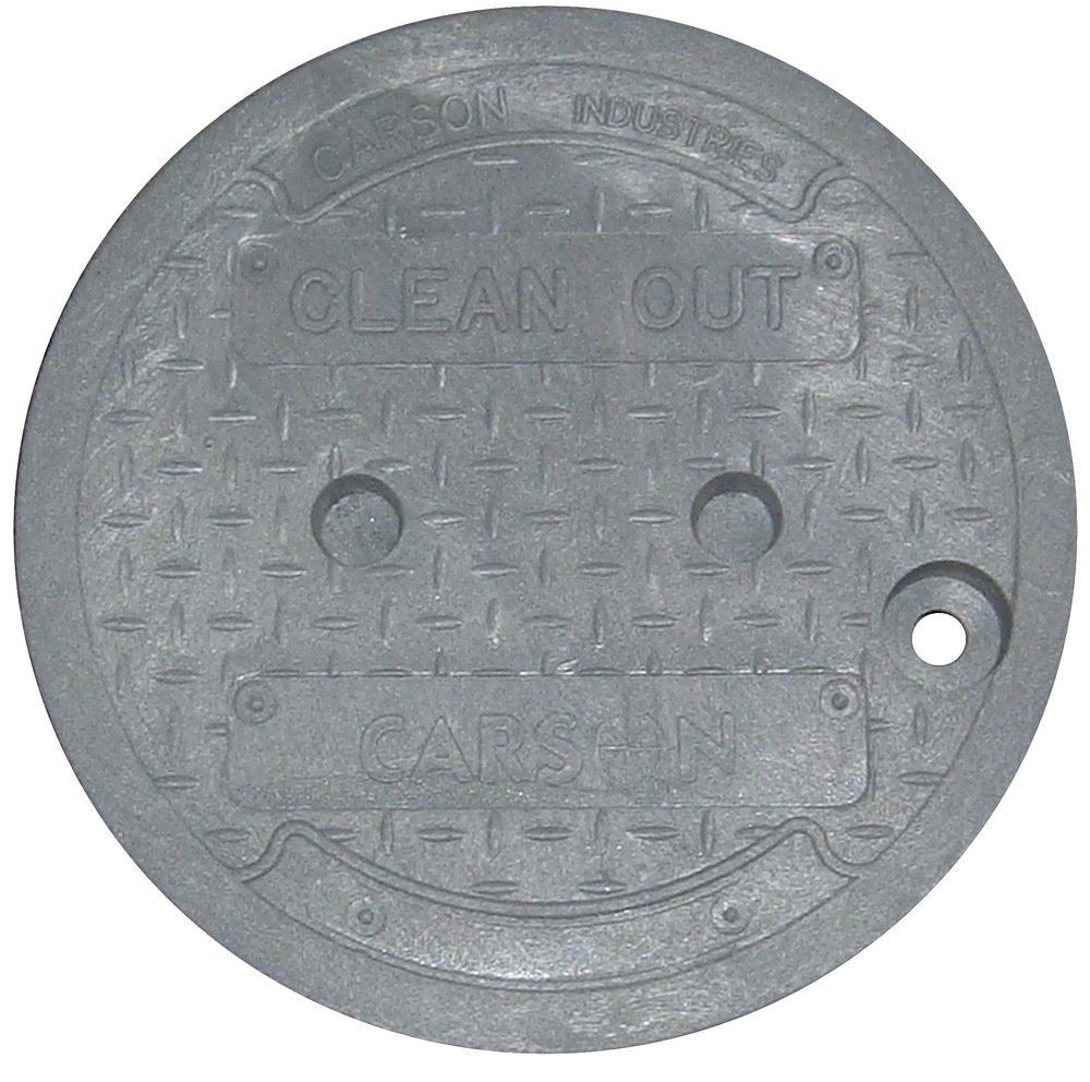 Carson Industries Grey Lid Cleanout 