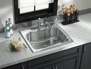 KOHLER Stainless Steel 25 x 22 in. Stainless Steel Single Bowl Drop-in Kitchen Sink 
