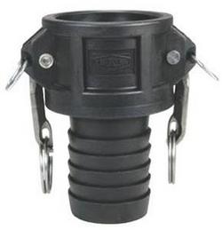 3 in. Female Coupler x Hose Shank Barbed Polypropylene Coupling