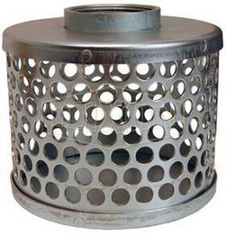 4 in. Standard Thread Round Hole Strainer
