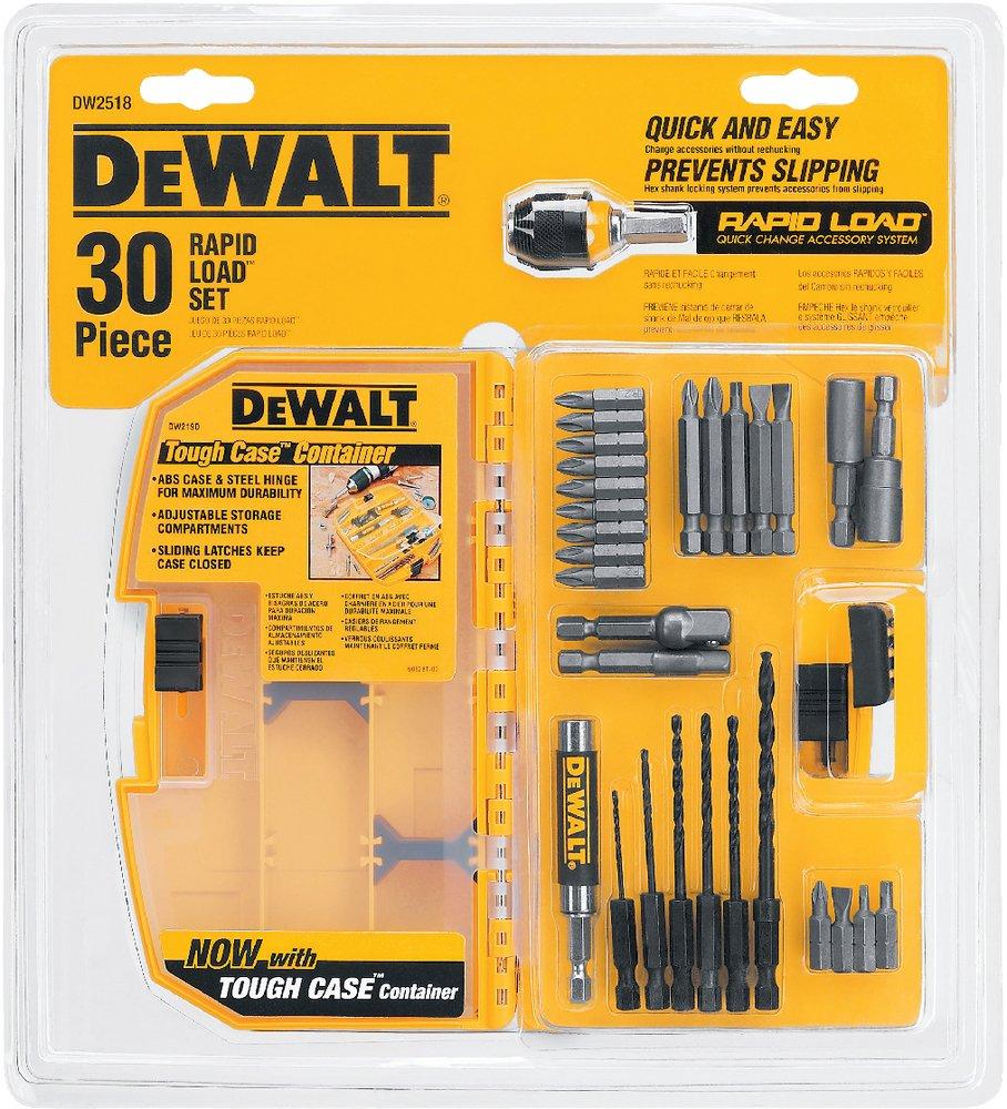 DEWALT 1/16 in, 3/32 in, 1/8 in, 5/32 in, 3/16 in. x 1/4 in. Hex Driver and Phillips 22 Piece 
