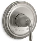 KOHLER Vibrant&reg; Brushed Nickel Single Lever Handle Pressure Balancing Valve Trim 