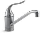 KOHLER Brushed Chrome 1.5 gpm Single Lever Handle Kitchen Faucet Brushed Chrome 