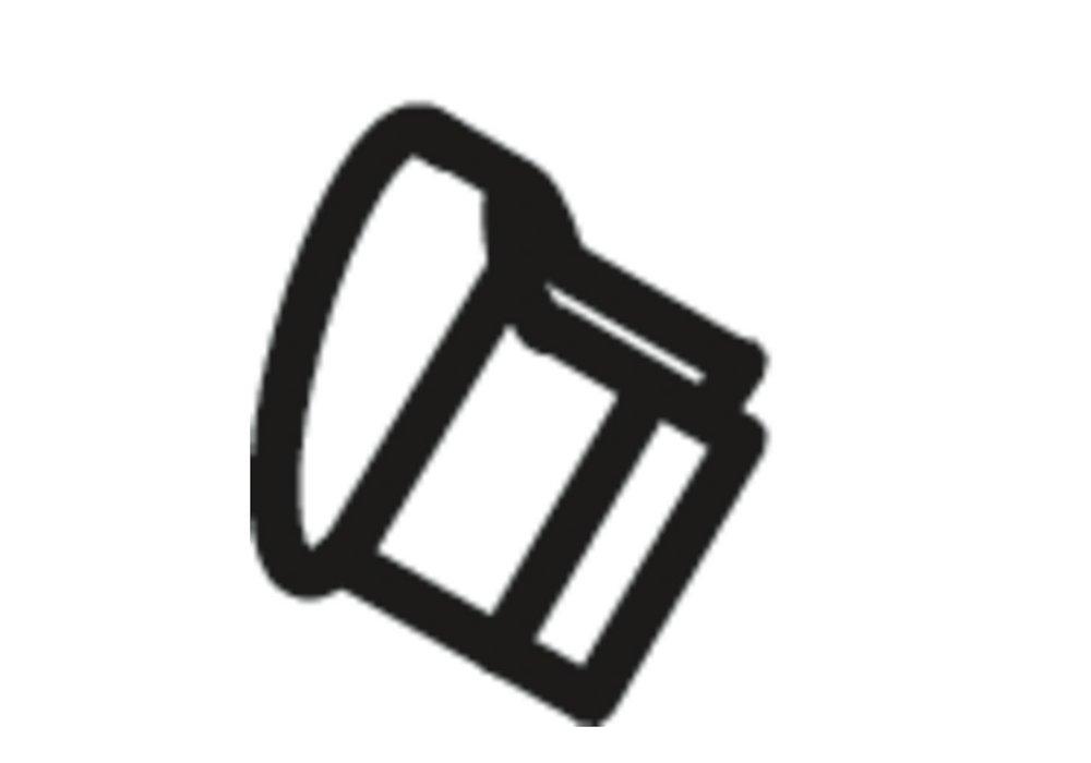 KOHLER White Button in White 