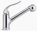 KOHLER Vibrant Brushed Nickel Single Handle Pull Out Kitchen Faucet with Two-Function Spray 