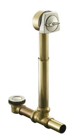 7-1/4 in. Bath Drain in Vibrant Polished Nickel