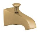 KOHLER Vibrant&reg; Brushed Bronze 3-15/16 x 4 in. NPT Wall Mount Diverter Bath Spout 