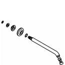 KOHLER Polished Chrome 10-1/4 in. Submersible Assembly Spout and Hardware 