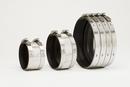 No Hub Reducing Domestic 301 Stainless Steel Coupling with Neoprene Gasket and Shield 