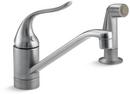 KOHLER Brushed Chrome Single Handle Kitchen Faucet 