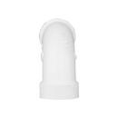 White PVC DWV 90&deg; Long Turn Elbow 
