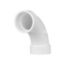 White PVC DWV 90&deg; Long Turn Elbow 
