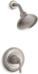 KOHLER Vibrant Brushed Nickel Single Lever Handle Pressure Balance Shower Faucet Trim 