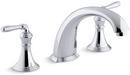 KOHLER Polished Chrome Two Handle Roman Tub Faucet Trim Only 