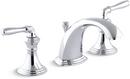 Two Handle Widespread Bathroom Sink Faucet in Polished Chrome