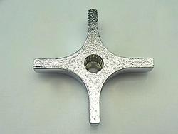 4-Arm Handle in Polished Chrome