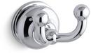 KOHLER Polished Chrome 2 Robe Hook 