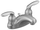 Two Handle Bathroom Sink Faucet in Brushed Chrome