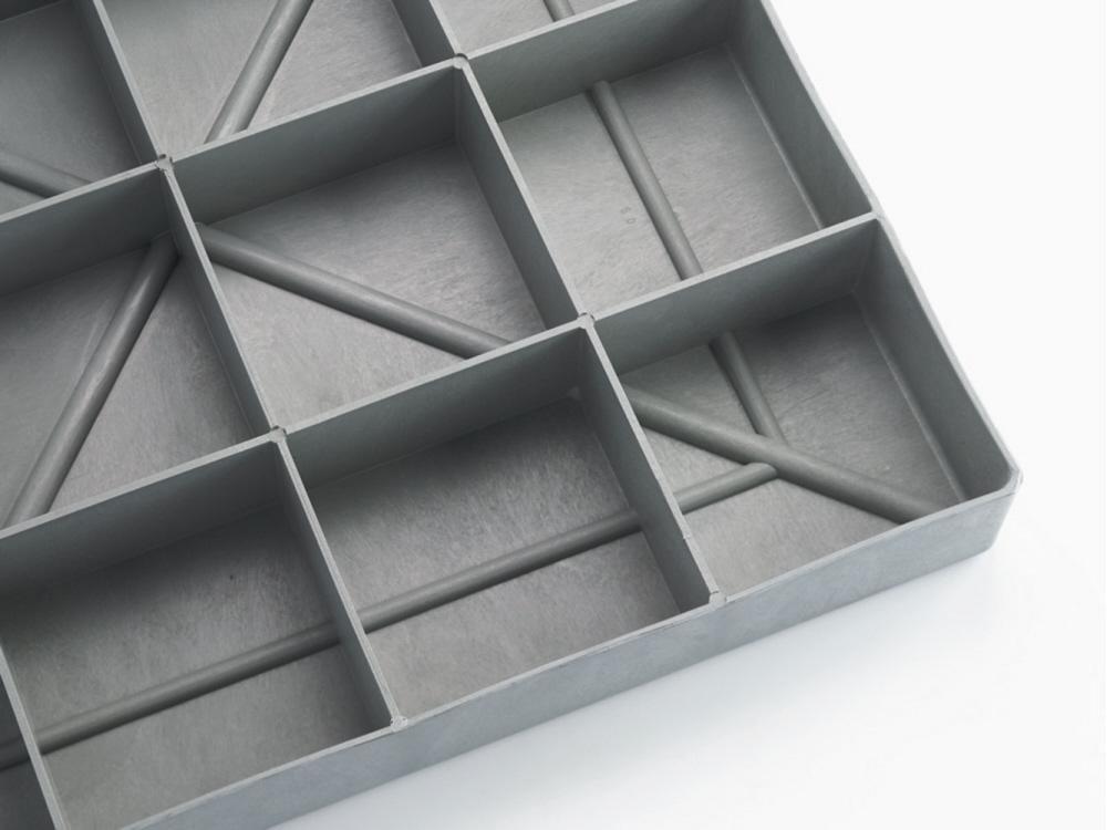 DiversiTech&reg; Grey 30 x 3 in. Equipment Pad Plastic 