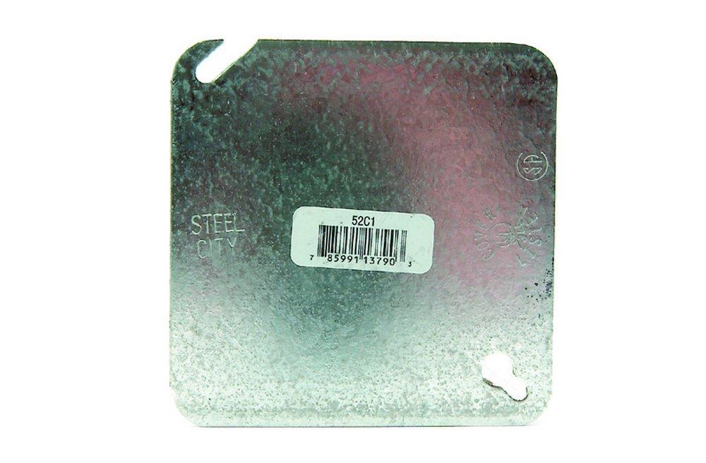 DiversiTech® Silver 4 in. Flat Blank Cover 