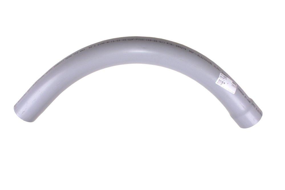 IPEX USA Bell End Straight Schedule 40 PVC 90 Degree Elbow with 24 in. Radius 