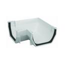 Genova White Gutter Corner 