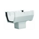 Gutter Drop Outlet in White