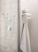 Moen Chrome 2.5 gpm Satin Head and Flange Shower System 