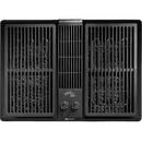 30 in. Electric Downdraft Outdoor Grill in Floating Glass Black