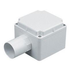 106 x 106 x 67 mm. PVC Moulded Enclosure Unit in White