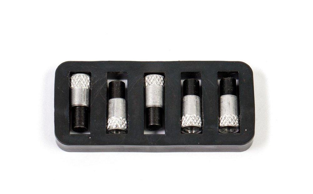 Victor Turbo Torch Satin Nickel Gas Flint Spark Lighter 5 Piece 