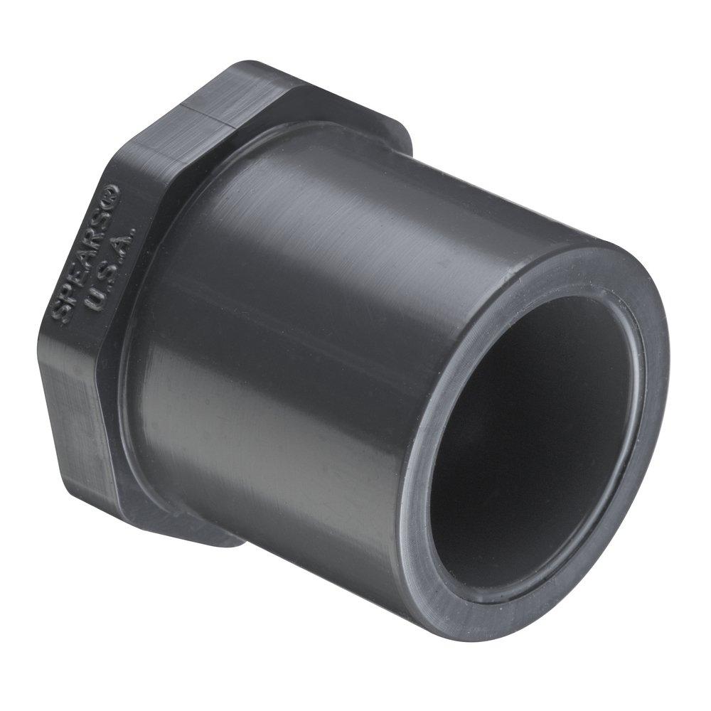 Grey Spigot Schedule 80 PVC Plug 