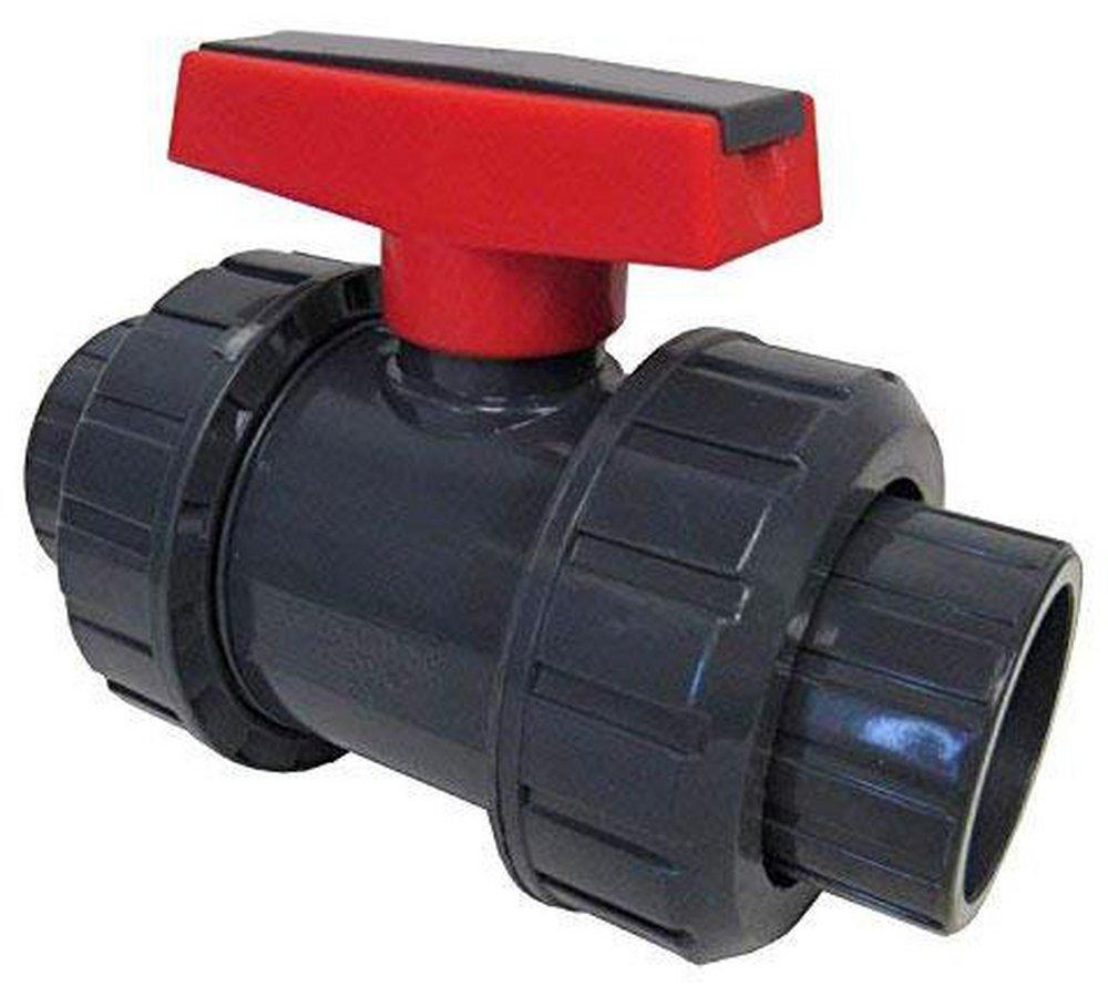 4 PVC TRUE UNION BALL VALVE THD FKM 