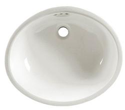 21-1/2 in. Undermount Oval Vitreous China Bathroom Sink in White