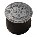 Bass and Hays Foundry 18 in. Plastic Meter Box with 1-Slot & Lid 