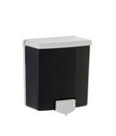 Surface Mounted Soap Dispenser in Black with Grey