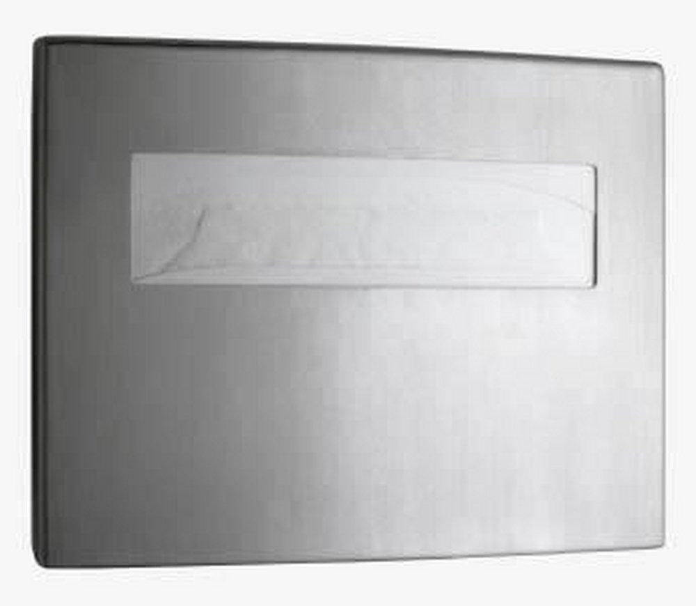 Bobrick Satin Stainless Steel 2-1/16 in. Seat Cover Dispenser 