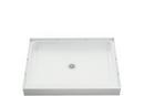 42 in. x 34 in. Shower Base with Center Drain in White