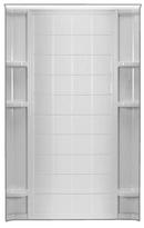 Sterling White 48 x 48 in. Tile Alcove Shower Back Wall 