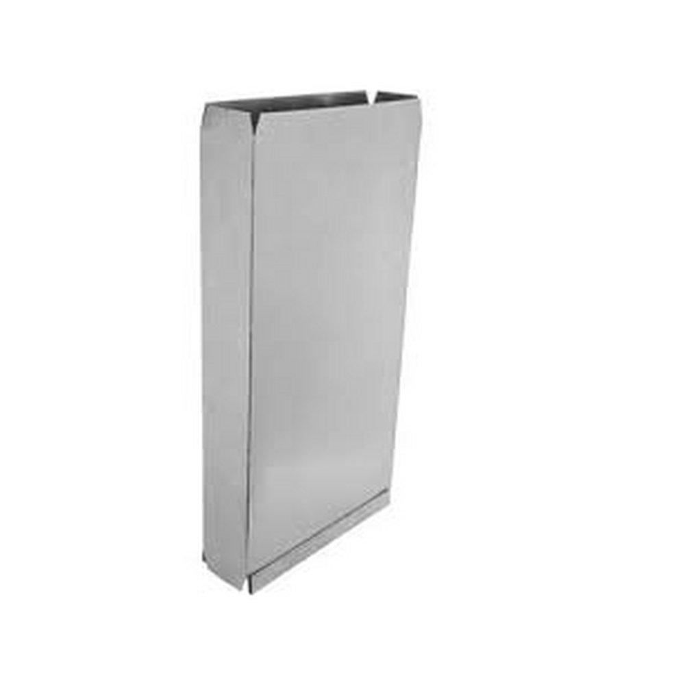Gray Metal South 10 x 3-1/4 in. Galvanized Steel Duct Wall Stack 