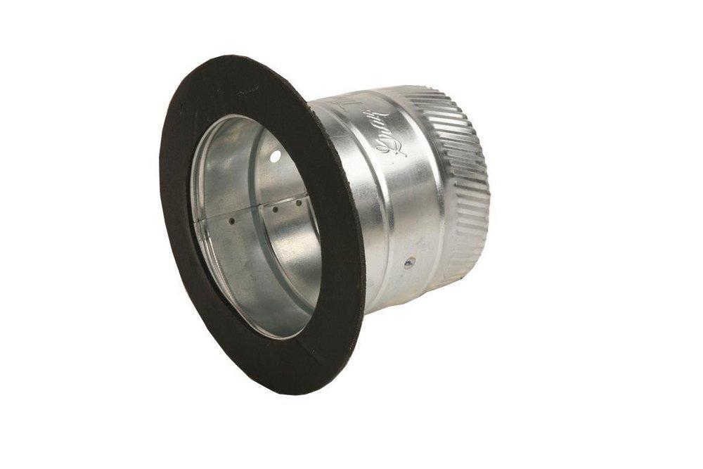 Gray Metal South 26 ga Adhesive Fitting 