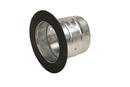 Gray Metal South 26 ga Adhesive Fitting 