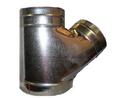Gray Metal South 5 x 5 x 4 in. Duct Tee 
