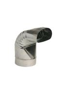 Gray Metal South 90 Degree Boot 