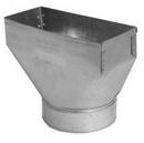 Gray Metal South 2-1/4 x 6 in. Straight Boot Galvanized Steel 30 ga 