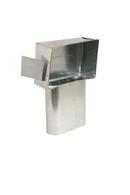 12 x 6 x 6 in. Galvanized Steel Duct Wall Stack
