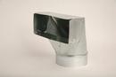 Gray Metal South 2-1/4 x 6 in. 90 Degree Boot Galvanized Steel 30 ga 