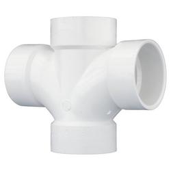 3 in. PVC DWV Double Sanitary Tee