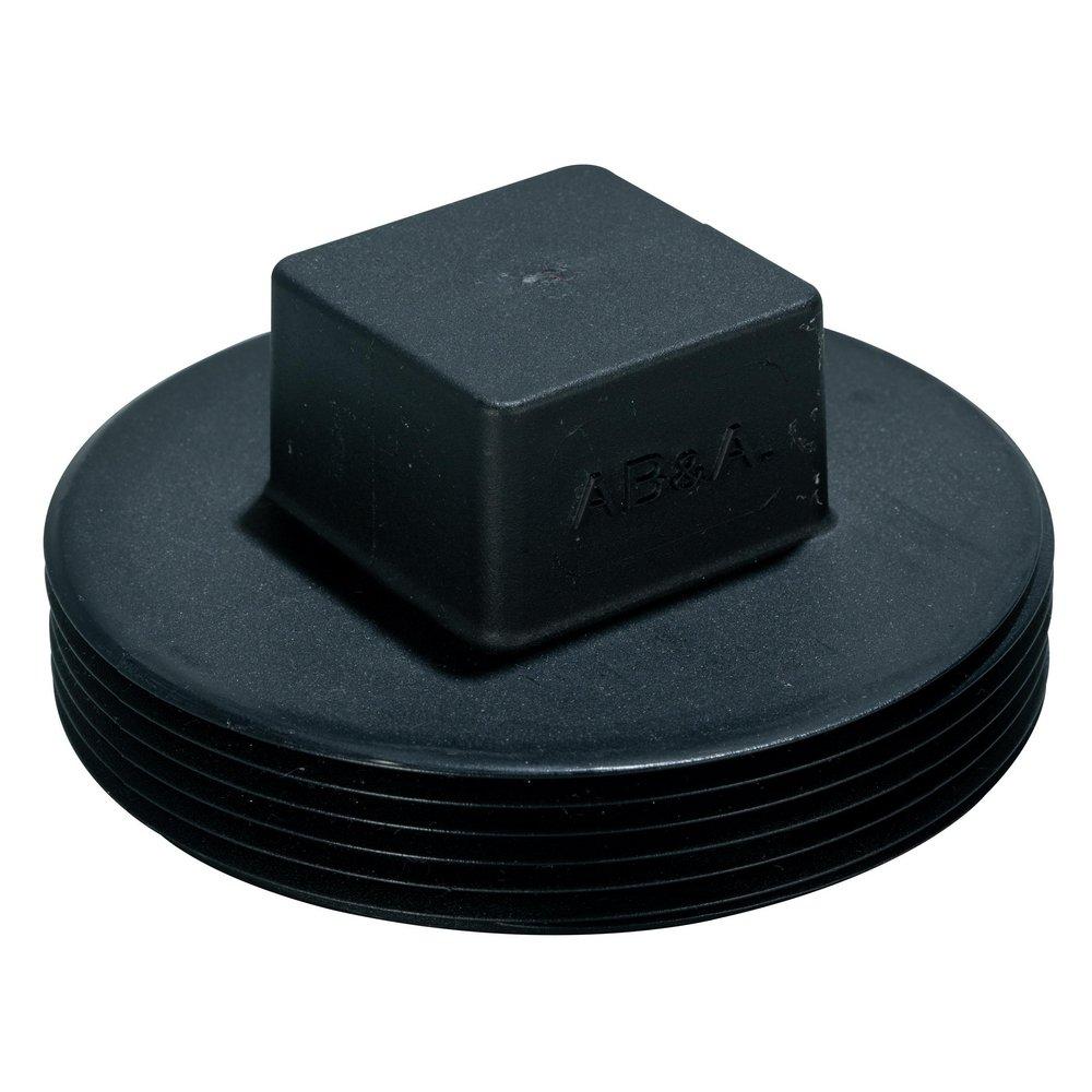 AB & A™ Black ABS Square Head Cleanout Plug 