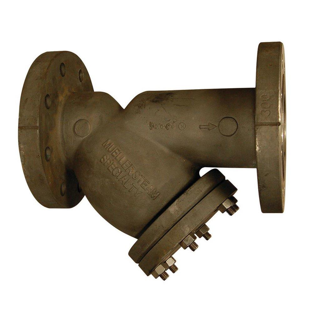 Mueller Steam Specialty 300# Carbon Steel Flanged Perforated Wye Strainer 